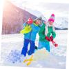 Abaodam 2Pcs Maker Clips for Fun Outdoor Winter with Non Slip Handle Quick Creation Random Color for Fights and view 3