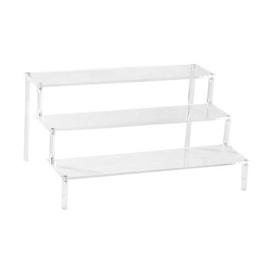 VICASKY Detachable Acrylic Display Stand for Cosmetics 3-Tier Organizer Rack Practical Display Stand Figures and Perfume for Desktop Use