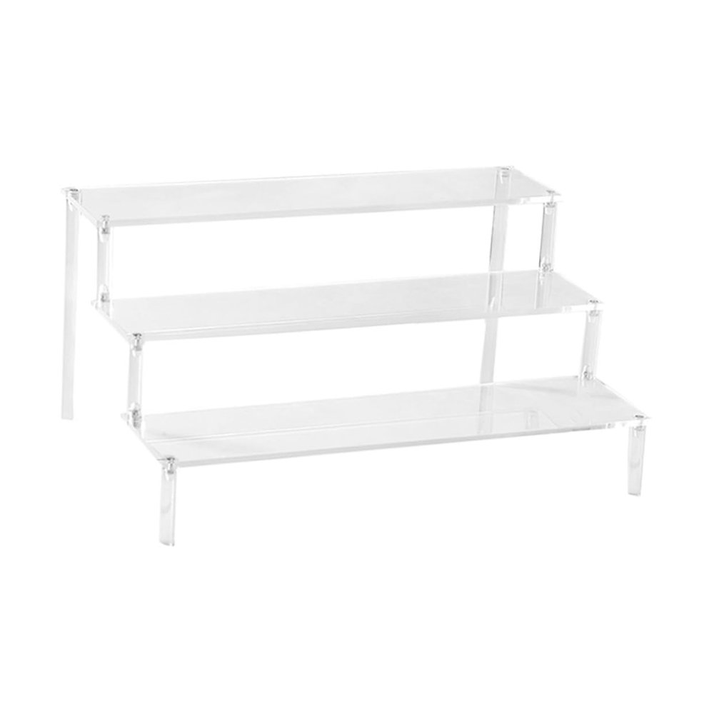 VICASKY Detachable Acrylic Display Stand for Cosmetics 3-Tier Organizer Rack Practical Display Stand Figures and Perfume for Desktop Use