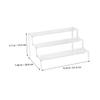 VICASKY Detachable Acrylic Display Stand for Cosmetics 3-Tier Organizer Rack Practical Display Stand Figures and Perfume for Desktop Use view 2
