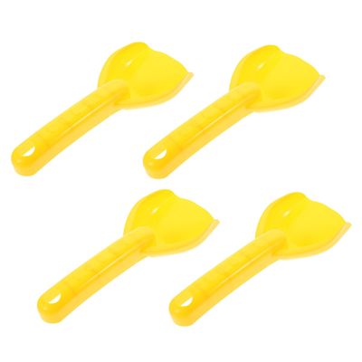HANABASS 4Pcs Beach Shovels Mini Sand for Outdoor Fun for Parties and Summer Activities for Sandcastle Building and Playtime