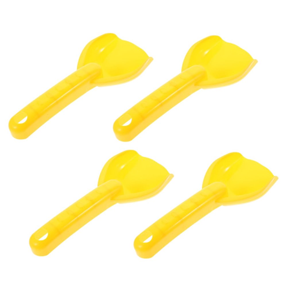 HANABASS 4Pcs Beach Shovels Mini Sand for Outdoor Fun for Parties and Summer Activities for Sandcastle Building and Playtime
