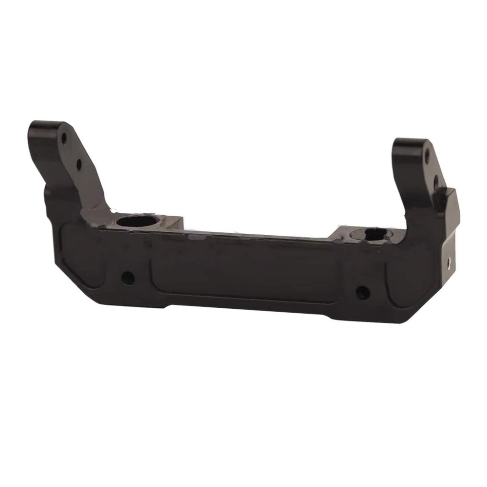 BOQEXSS for Axial SCX6 for JLU for Wrangler for Rubicon 1/6 RC Car Crawler Aluminum Alloy Front Rear Bumper Mount Body for Chassis Upgrade Parts Rc Bumpers(Black,Front)