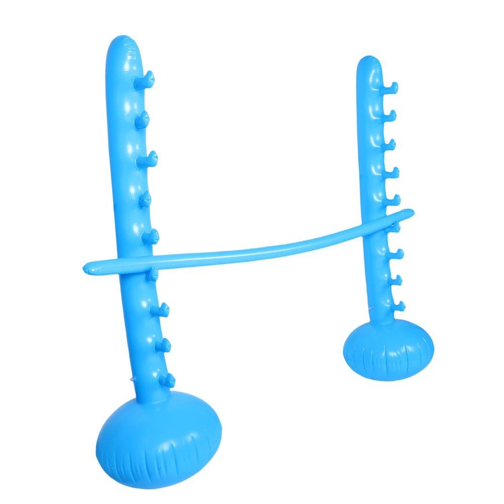 Toyvian Inflatable Limbo Game for Interactive Backyard Indoor Fun Construction for Safety Boosts Coordination Skills for Outdoor Parties and Beach Gatherings