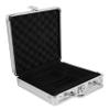 Beaupretty Alloy Poker Chip Storage Case with Compartment Inner Structure Large Capacity Poker Cards Carrying Box with Buckle Lock view 1