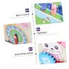 HOMOBABE 1Set Montessori Busy Board with Hammer and Xylophone Wooden Activity Cube for Fine Motor Skill Development Safe and Educational Plaything view 3