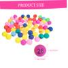 POPETPOP 60 Pcs Colorful Lottery Balls for Raffle and Bingo Games Numbered 1-60 Sturdy Plastic Party Supplies for Home Entertainment and Events view 2