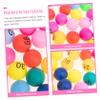 POPETPOP 60 Pcs Colorful Lottery Balls for Raffle and Bingo Games Numbered 1-60 Sturdy Plastic Party Supplies for Home Entertainment and Events view 4