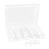 BATHVEVE 1Set Coin Capsules Transparent Coin Holder Cases with Inner Padding for Coin Storage and Collection for Coin Collectors Organizers and Protectors