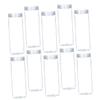 LRXIYODE 10PCS 27mm Diameter Coin Storage Tubes Plastic Coin Holders for Quarter Rolls Closure view 1