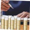 LRXIYODE 10PCS 27mm Diameter Coin Storage Tubes Plastic Coin Holders for Quarter Rolls Closure view 4