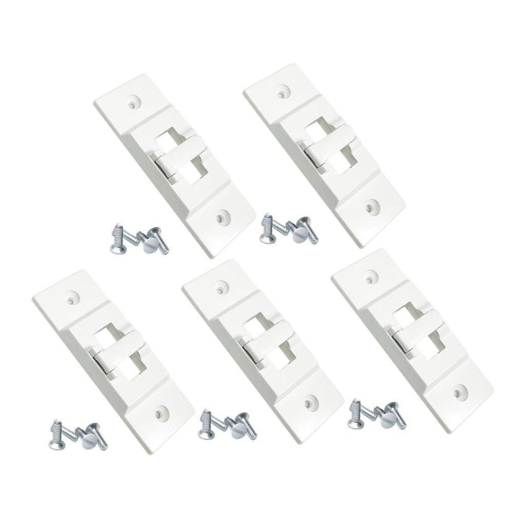 ERINGOGO 5Pcs Safety Light Switch Lock Covers Durable Protective Guards for Home Use Prevent Accidental Activation Suitable for Kitchen Living Room Bedroom and Room