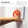 ERINGOGO 5Pcs Safety Light Switch Lock Covers Durable Protective Guards for Home Use Prevent Accidental Activation Suitable for Kitchen Living Room Bedroom and Room view 4