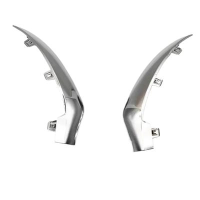ZLxGMK Front Bumper Lip Spoiler with Chrome Trim Left Or Right Side Compatible with W253 GLC-Class GLC200 GLC250 GLC300 Models OE A2538852700 A2538852800(Left and Right)