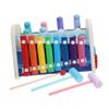CORHAD 1Set Educational Montessori Wooden Busy Board Hammering Pounding Xylophone for Develop Fine Motor Skills Enhance Cognitive Abilities Safe Rounded Corners view 1