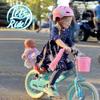JOYSTAR 20 Inch Girls Bike with Training Wheels Doll Seat Basket & Streamers Princess 20 Kids Bicycle for Ages 7-10 Years Kids Bikes Blue view 2