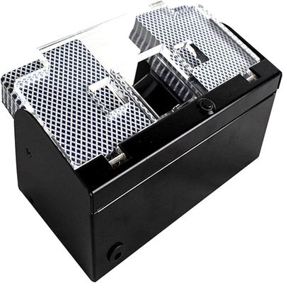 2-Deck Electric Card Shuffler | Automatic Professional Card Shuffler for Home Parties, Clubs & Bridge Games
