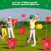 1GoTo-G Golf Bucket Game, Backyard Golf Game for Golf Enthusiast- Portable 9 Holes Golf Course Play Outdoor, Lawn, Park, Beach, Yard, Camping with Club. view 3