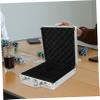 HANABASS Large Capacity Poker Chip Case with Handle Sturdy Poker Chip Carrier for and Secure Storage and Cards view 3