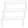BESTYASH 3Pcs Clear Collectibles Display Stands for Tabletop Transparent Racks for Organizing Models Bags Phones Home Store Settings view 1