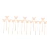 TEHAUX 15Pcs DIY Blank Fairy Wands Unfinished Craft Sticks for Painting for Dress Up Parties Birthday and Creative Projects view 1