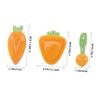 Luxshiny 3Pcs Cartoon Tableware Adorable Radish Shaped Bowl Dish Spoon Safe for Fun Dining Experience for Boys view 4