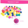 VICASKY 60Pcs Numbered Lottery Balls Plastic Seamless Game Balls for Raffles Parties and Entertainment Activities view 2