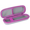 Lebakort Storage Case Compatible with LeapFrog LeapReader System Learn-to-Read (Gray+Pink Case) view 2