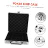 CORHAD Large Capacity Poker Chip Case Poker Chips Holder for Cards Storage Sturdy Alloy Design for Protection and Easy Carrying view 3