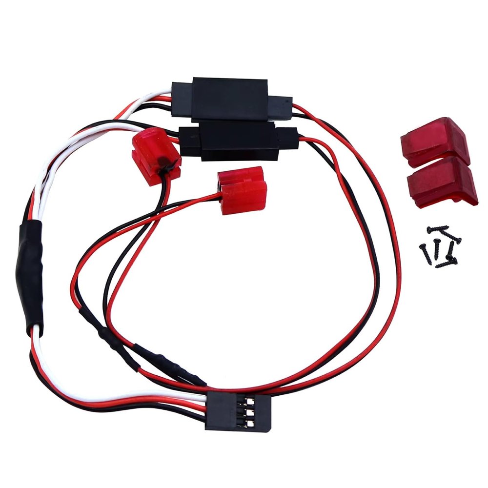 MIXVZARF RC Car Light Bar Kit for Axial for SCX24 AXI00005 for Gladiator 1/24 Rear Tail Light Set RC Crawler Car Truck Model Upgrade Parts