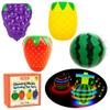 Fruit Spinning Tops for Kids, Stocking Stuffers & White Elephant Exchange Toys  4 Pack Fruit-Themed Light-Up Toys with Music for Boys & Girls Toddlers view 1