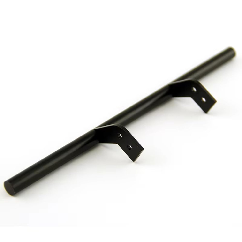 BOQEXSS for Tamiya for Man for Actros for Scania for Volvo TGX LESU 770S R620 3363 FH16 1/14 RC Truck Trailer Tipper Metal Rear Bumper Tail Boom Rc Bumpers(Black)
