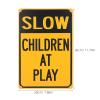 Luxshiny 2Pcs Play Signs Iron Safety Signs for Streets High Visibility Easy Installation Weather Resistant Warning for Playing Secure Setup for Neighborhoods view 2
