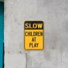 Luxshiny 2Pcs Play Signs Iron Safety Signs for Streets High Visibility Easy Installation Weather Resistant Warning for Playing Secure Setup for Neighborhoods view 4