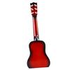 CHICAMPERA Wooden Guitar Educational Musical Instrument for Portable Red Guitar for for Boys and Fun Plaything for Early Music Learning view 1