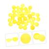 HEALSOPTHY 25Pcs Yellow Plastic Lottery Balls Hollow Game Balls for Raffles Parties and Events and Bright for Easy Visibility view 2