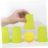 HEALSOPTHY 25Pcs Yellow Plastic Lottery Balls Hollow Game Balls for Raffles Parties and Events and Bright for Easy Visibility view 4