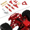 RZXYLRC MJX Hyper Go 14209 14210 H14BM Metal and Brass 1/14 RC Upgrade Parts Front Rear Lower Upper Suspension Arms Shock Mount Servo Arm Steering Knuckle C Hubs Steering Group view 4