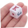 BCOATH 15Pcs Portable Spanish Poker Dice Fun Acrylic Game Dice for Parties Ktv and Bars Lightweight and Easy to Store Dice Game Props view 2