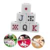 BCOATH 15Pcs Portable Spanish Poker Dice Fun Acrylic Game Dice for Parties Ktv and Bars Lightweight and Easy to Store Dice Game Props view 3