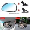 Baby Car Mirror Rear Facing for Ford Mustang Mach-E 2024, Suction Cup 360 Adjustable HD Wide Angle Convex Width Clear Vision Shatterproof Travel Equipment,C view 2