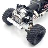 BOQEXSS for Megahobby H12Y 1/12 RC Car Metal Front Bumper Reinforcement Aluminum Construction Upgrade Parts Repair Replacement Accessories Rc Bumpers(Silver) view 2