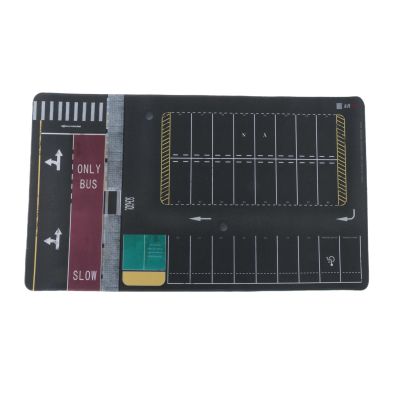EHJRE 1/64 Parking Lot Pad Mat Vehicle Scene Display Toy Non Slip Miniature Desktop Mini Car Garage Scene Mat for Children, Style A