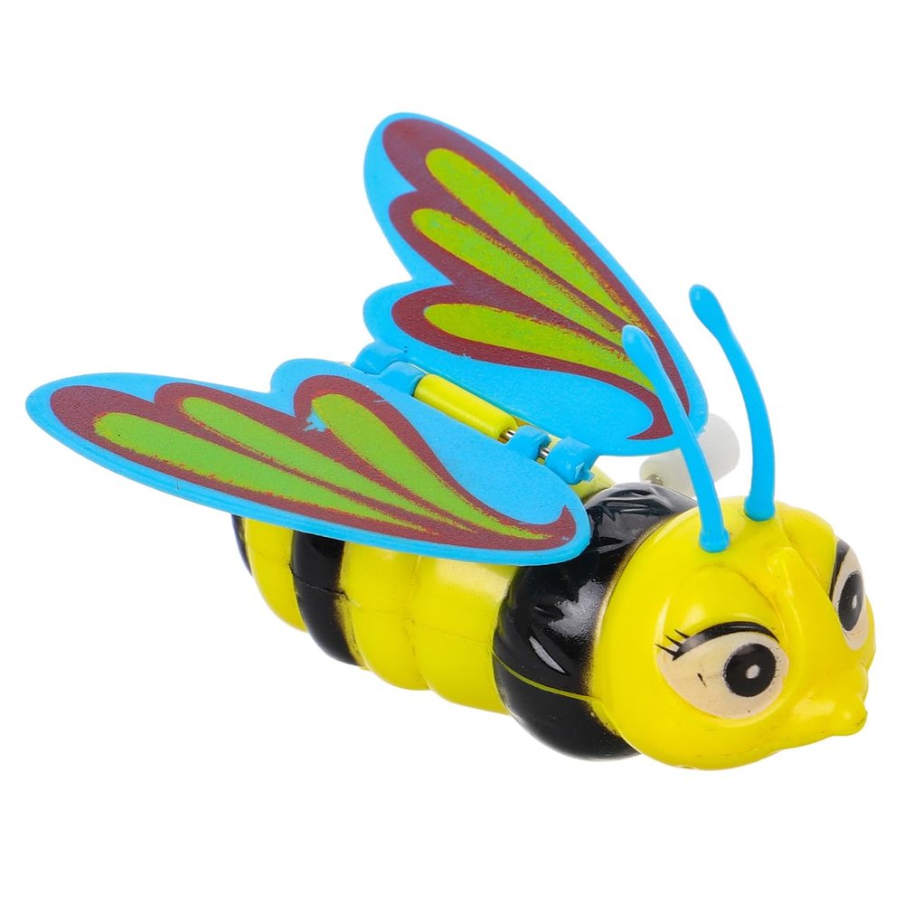 KESYOO Wind-up Bee Toy Clockwork Animal Plaything with Flapping Wings Unique Collectible Party Favor and Decor 2.56 Inches