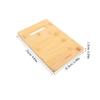 PartyKindom Mini Bamboo Children's Washboard Portable Laundry Tool for Hand Washing Clothes Small Size Lightweight for Travel and Home Use view 2