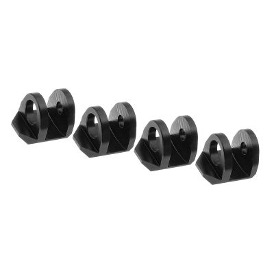 CoudarTitie 4 Pieces Shock Cap Protector Accessories for 1/14 380, Black