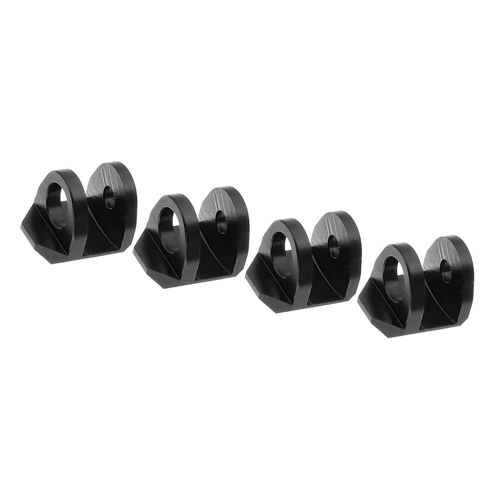 CoudarTitie 4 Pieces Shock Cap Protector Accessories for 1/14 380, Black