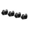 CoudarTitie 4 Pieces Shock Cap Protector Accessories for 1/14 380, Black view 1