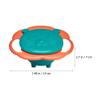 Abaodam 360 Degree Rotary Balance Bowl for Toddlers Spill-Proof Feeding Bowl Lid Non-Tip Design for Kids Safe and Sturdy Material for Mealtime and Playtime view 3