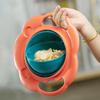 Abaodam 360 Degree Rotary Balance Bowl for Toddlers Spill-Proof Feeding Bowl Lid Non-Tip Design for Kids Safe and Sturdy Material for Mealtime and Playtime view 4